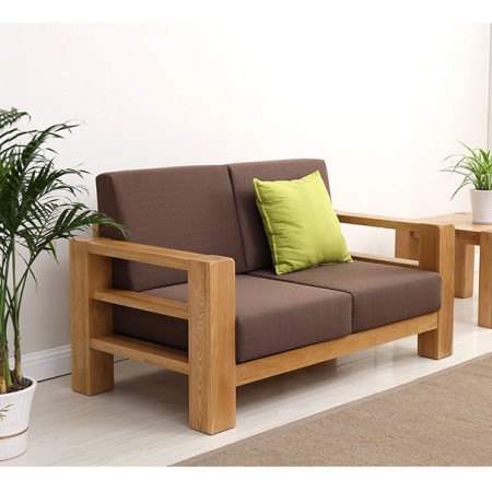 ChunKy Oak : Bộ Ghế Sofa + Đôn Trang Trí Gỗ Sồi